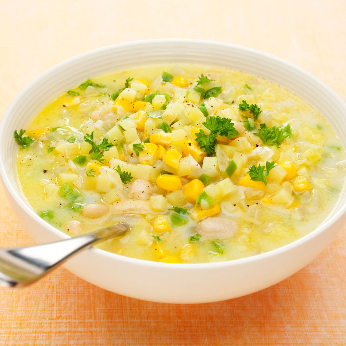 Slow-Cooker Salsa Chicken Mexican Street Corn Chowder - Heavenly Recipes