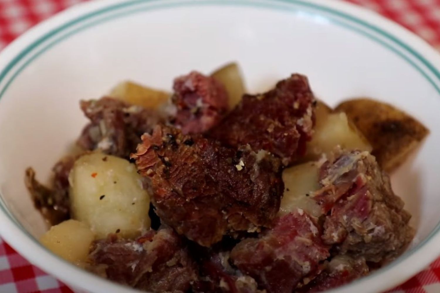 Corned Beef and Potatoes in the Slow Cooker