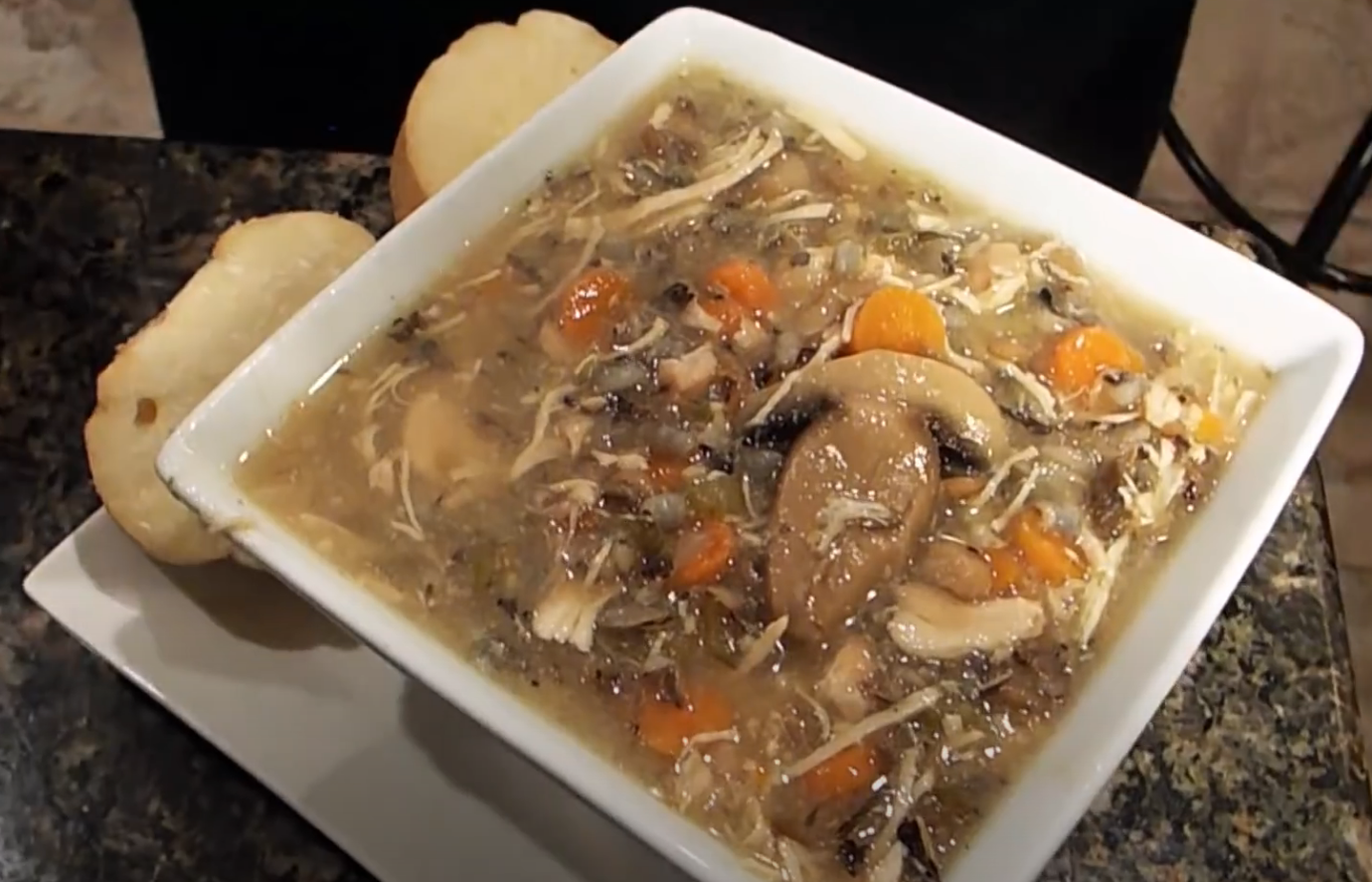 Crockpot Chicken & Wild Soup Recipe
