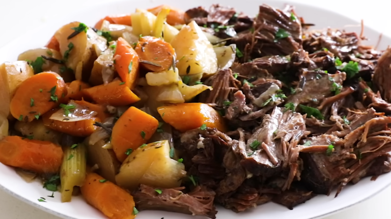 A Hearty Slow Cooker Pot Roast