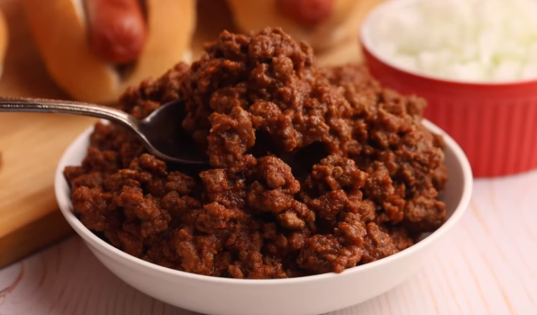 Crockpot Hot Dog Chili
