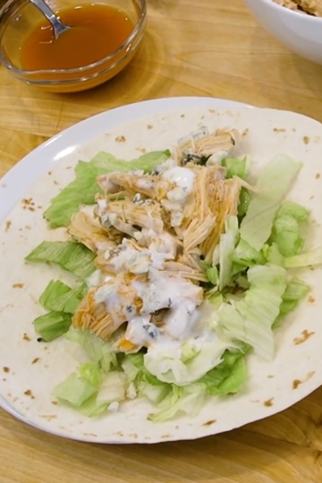 Slow Cooker Buffalo Chicken Tacos