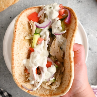 Slow Cooker Chicken Gyros
