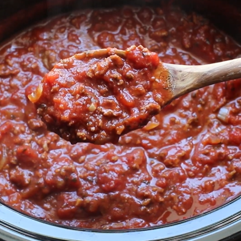 Slow Cooker Spaghetti Sauce