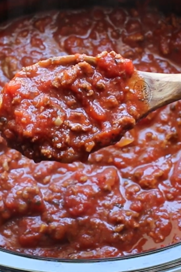 Slow Cooker Spaghetti Sauce